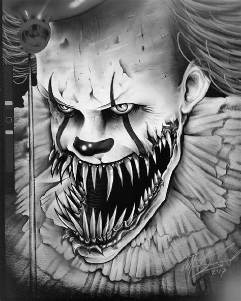 Pin By Jon Chrome On Pennywise It Scary Drawings Horror Movie Art