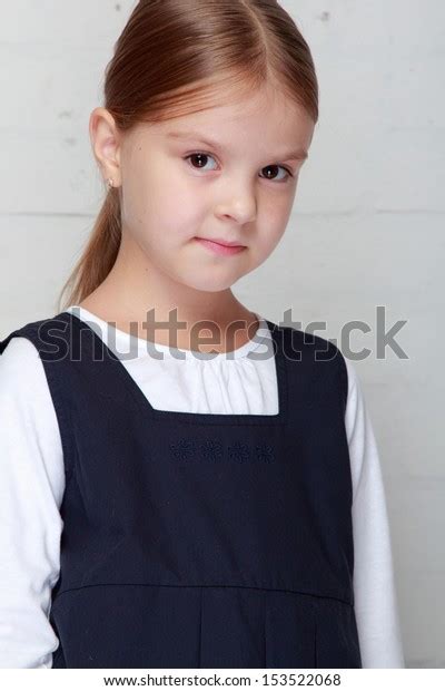 Little Girl School Uniform Stock Photo 153522068 Shutterstock