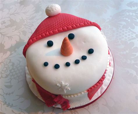 3d Snowman Cake
