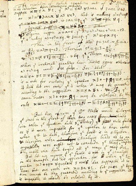 Sir Isaac Newtons Handwritten Notes About Momentous Discovery Of Laws