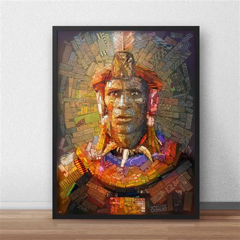 The African Bricks Shaka Zulu Limited Edition Fine Art Prints Tsevis