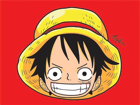 Luffy From One Piece By Rosefina Gao On Dribbble