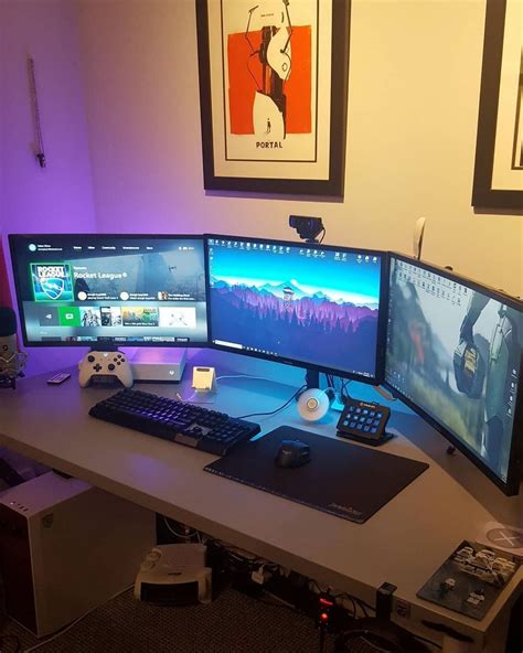 Impressively Best Desk For Console Gaming ☼ Via Hixpce