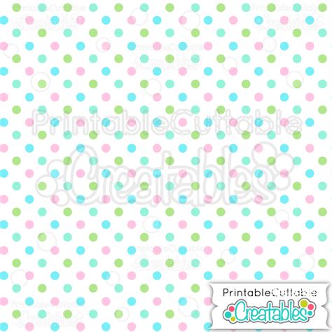 Multi Colors Digital Paper Polka Dot Digital Paper Digital Paper Polka Dot Printable Patterns
