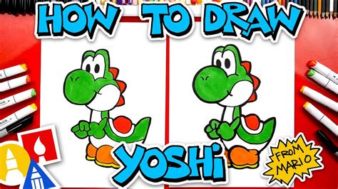 How To Draw Yoshi From Mario Youtube