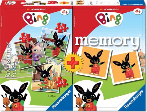 Ravensburger Memory 3 Puzzle Bing Board Games Memory And Memo Games