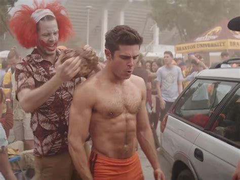 Zac Efron Gets Oiled Up In Smokin ‘neighbors 2 Clip