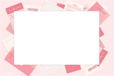 Black aesthetic wallpaper aesthetic backgrounds. Download premium vector of Pink notepad planner set vector ...