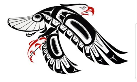 Native Eagle Design Native Art Pacific Northwest Art Haida Art