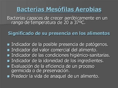 Bacterias Aerobias Mesofilas Pdf
