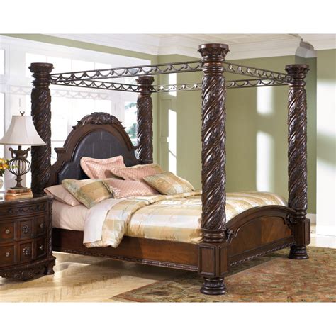 North Shore King Poster Bed With Canopy 504150296 At Turners Budget