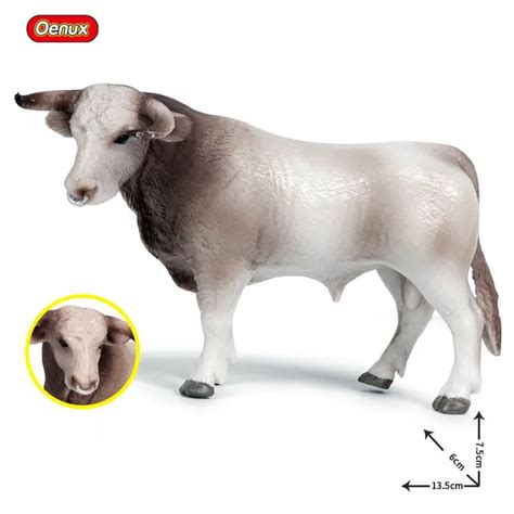 Oenux Farm Animals Cow Simulation Cattle Calf Bull Ox Model Action