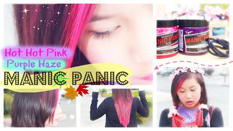 Hot Hot Pink Manic Panic Hair Tutorial Youtube