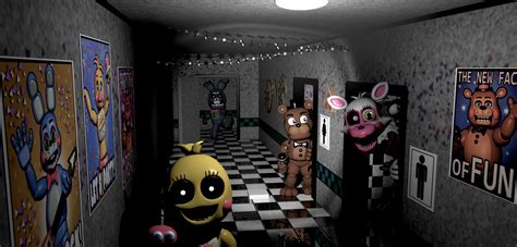 Fnaf World Meets Fnaf 2 Main Hall By Legofnafboy2000 On Deviantart