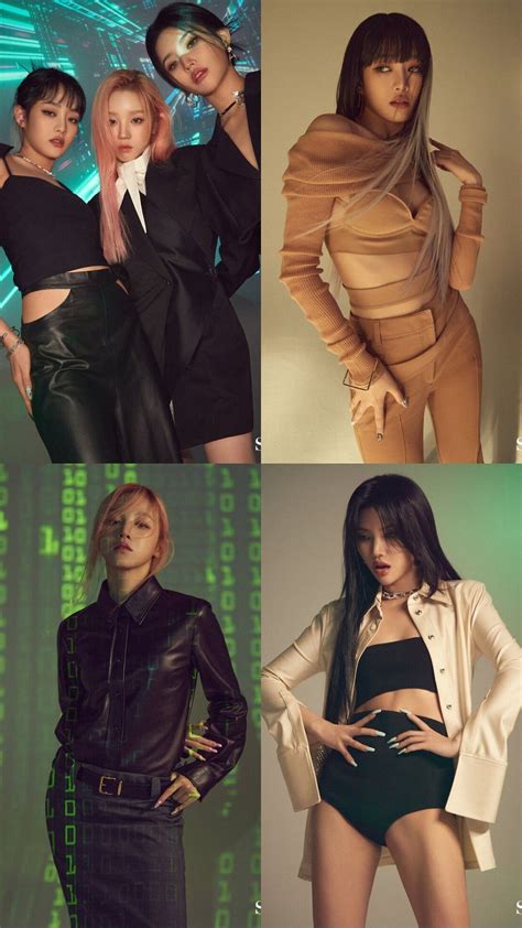Pop Group Girl Group G Idle Soyeon Vogue Korea G I Dle Cheryl Pretty Woman Asian Beauty