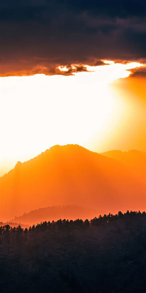 1080x2160 Beautiful Sunrise On Mountains 4k One Plus 5thonor 7xhonor