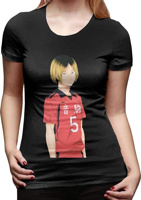 Custom T Shirts Women Haikyuu Kenma Anime Crewneck Tees Tops Amazonde