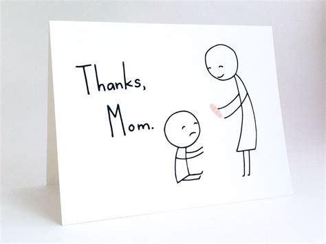 Special hugs for mother's day! Cute Mother's Day Card // Funny Birthday Card for Mom