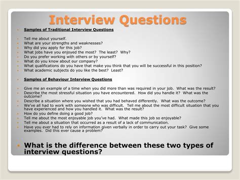Ppt Interviewing 101 Powerpoint Presentation Free Download Id2802042