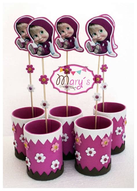 Maybe you would like to learn more about one of these? Decoración Cotillón Cumpleaños Masha Y El Oso - $ 1.500 en ...