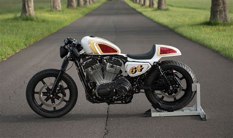 By deeann davis (tulsa, okl). Bike Build - From Stock Harley Sportster to Café Racer ...