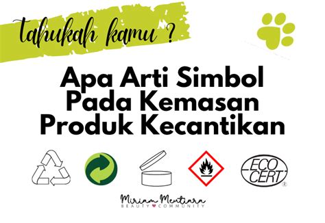 Infografis Simbol Di Kemasan Produk Kosmetik Yang Vrogue Co