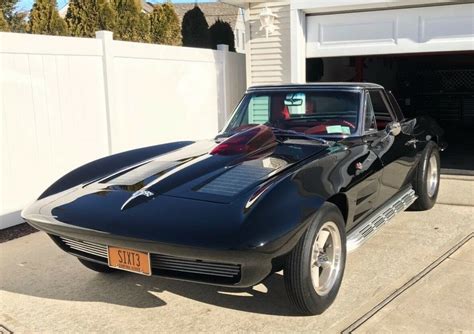 1963 Corvette Convertible Hardtop Vintage Racer With Red Interior