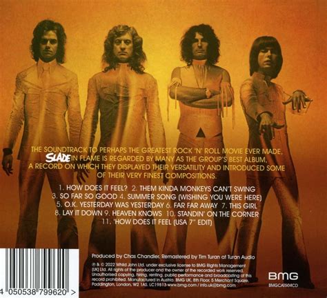 Slade Slade In Flame 2022 Re Issue Deluxe Softbook Edition Cd Jpc