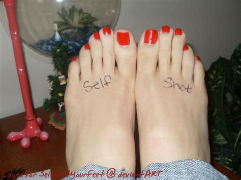 Layna Long Red Toes Dedication By Selfshotyourfeet On Deviantart