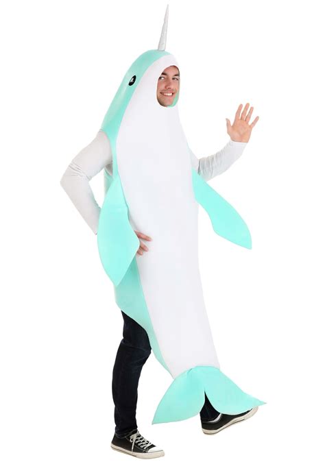 Adult Blue Nifty Narwhal Costume Sea Creature Costumes