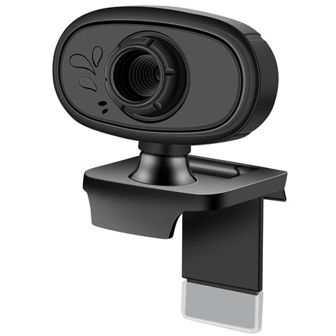 Webcam with Mic Web Camera Support Win 10 Clip-on Computer Web Cam for PC Laptop Desktop ...