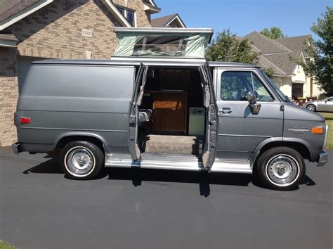 1987 Chevrolet Conversion Van G20 Used Mh Class B Motorhome Camper Rv Van Van Conversion