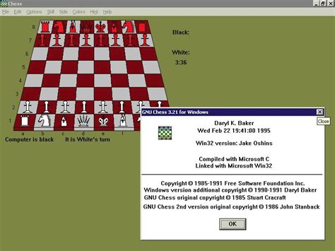 Gnu Chess Screenshots For Windows Mobygames