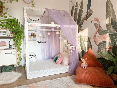 Purple Canopy Lilac Canopy Bed Canopy For Girls Canopy Etsy