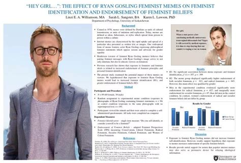 Ppt “hey Girl” The Effect Of Ryan Gosling Feminist Memes On Feminist Powerpoint Presentation