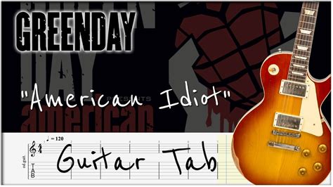 Green Day American Idiot Guitar Tab Youtube