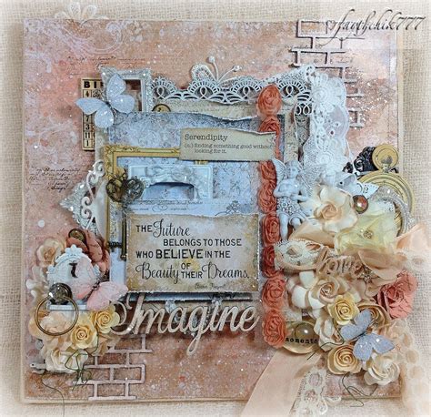Fayth By Design Mixed Media Altered 12x12 Canvas Dt Project For