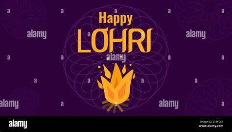 Lohri Festival Punjabi Fiery Harvest In India Bonfire On A Dark