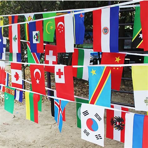 32 Flags String Flag Countries Around The World Nations Flag World