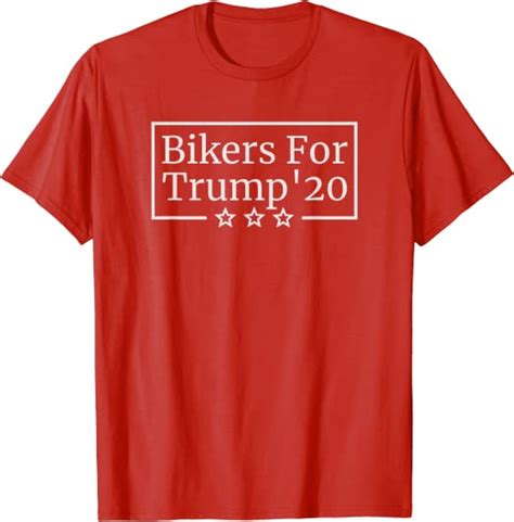 bikers for trump 2020 t shirt clothing shoes and jewelry
