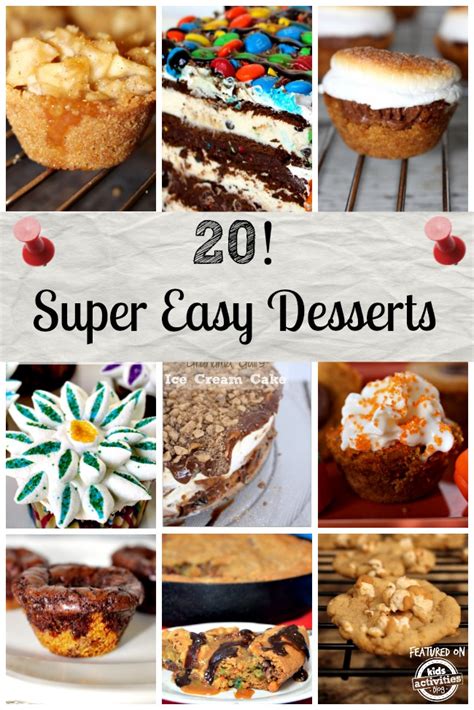 20 Super Easy Desserts That Anyone Can Make