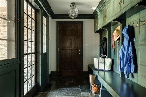 Updated Tudor Transitional Laundry Room New York By Alisberg