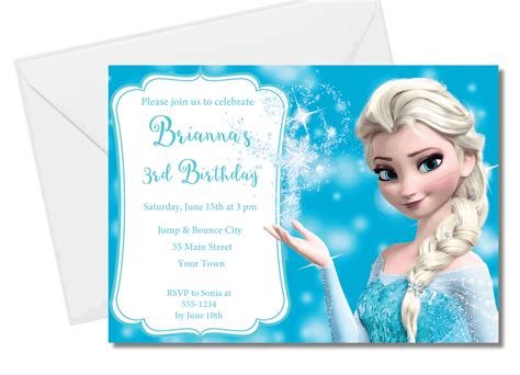 Frozen Invitations Girl