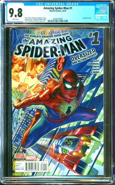 Amazing Spider Man 1 Cgc Graded 98 Comic Books Modern Age Marvel