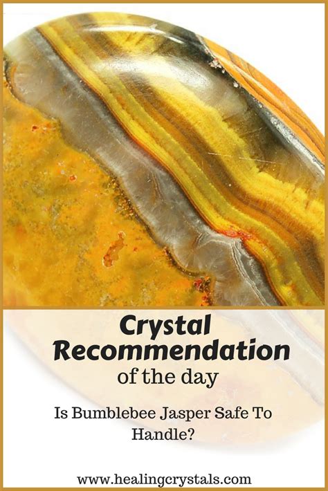 Aug 23, 2015 @ 6:15pm. Is Bumblebee Jasper Safe To Handle? #crystals # ...