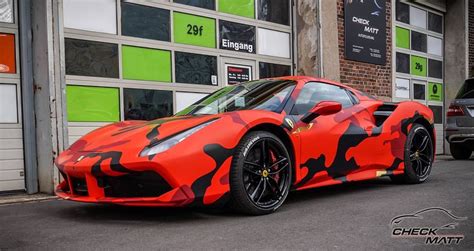 Jul 23, 2021 · get the latest new car news from auto express. Ferrari 488 Spyder red camouflage Design Folierung 5 190x101 photo | Camouflage folierung, Folierung
