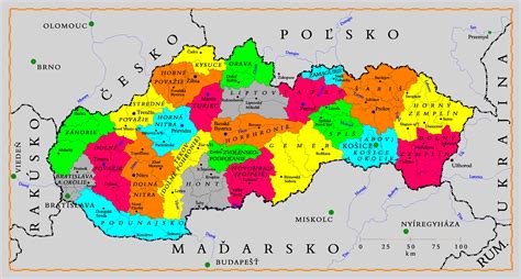 An okres (in english district) is an administrative unit in slovakia. File:Tourism regions of Slovakia sk.png - Wikimedia Commons