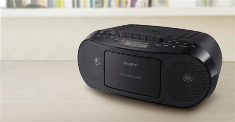 Sony Cfd S50 Classic Cd And Tape Boombox With Radio Black