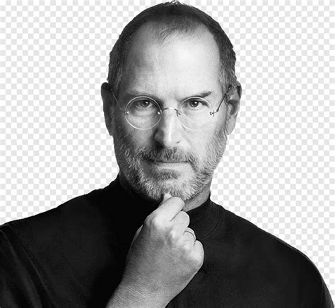 Icon Steve Jobs Apple Ator Celebridades Monocromático Png Pngegg