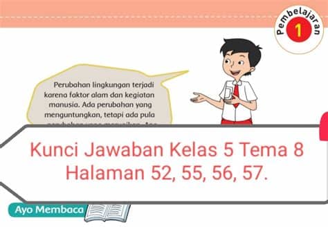 Kunci Jawaban Buku Tematik Siswa Kelas 5 Tema 8 Subtema 2 ...